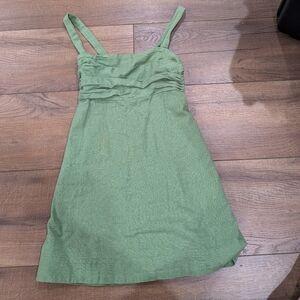 Abercrombie & Fitch Green Mini Dress